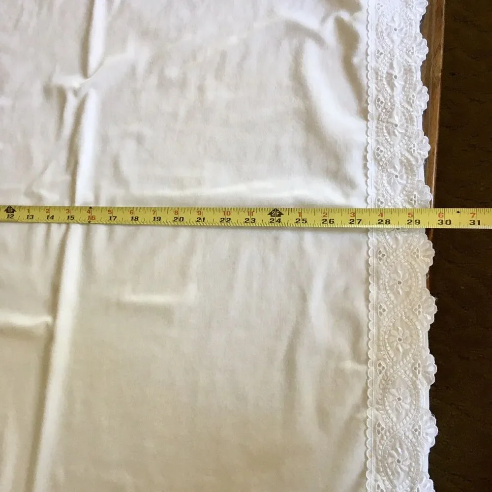 lot of 3 White Vintage pillow Covers